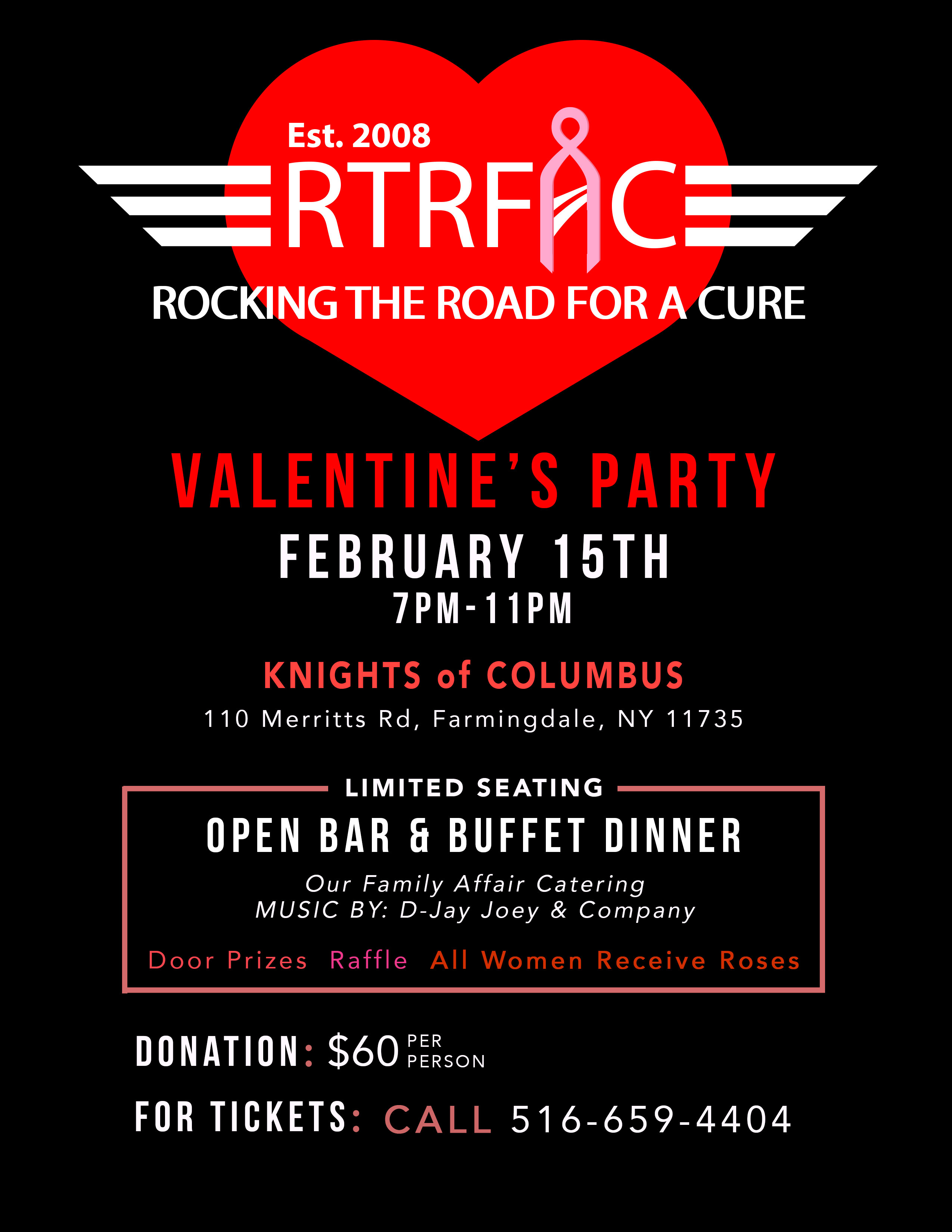 Download Valentine's Party Fundraiser Flyer