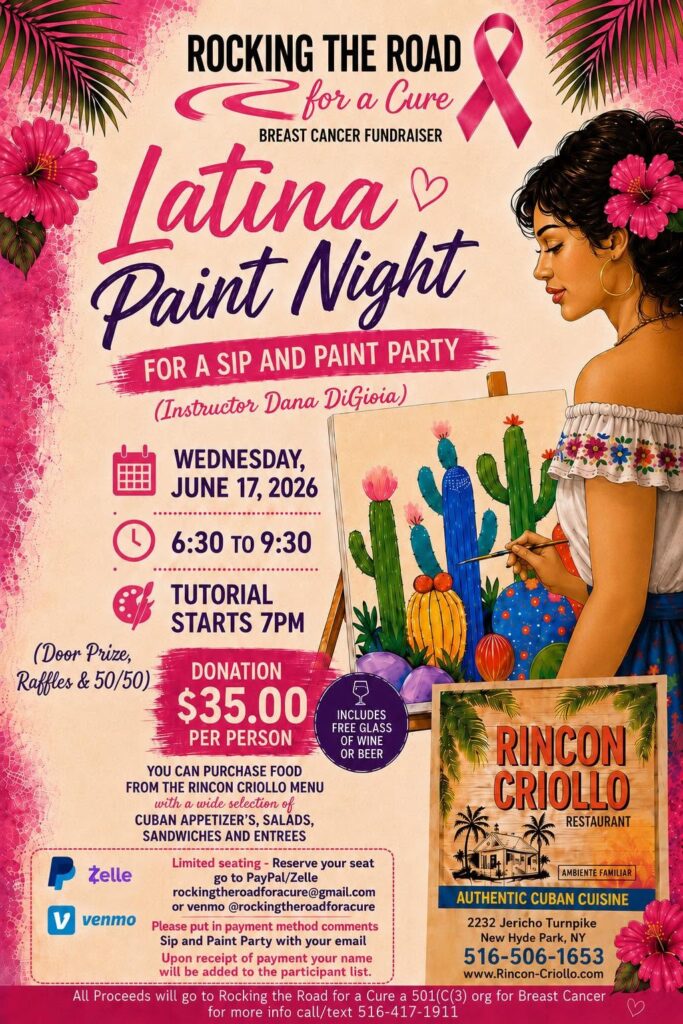 Rocking The Road For A Cure - Latina Paint Night - Rincon Criollo